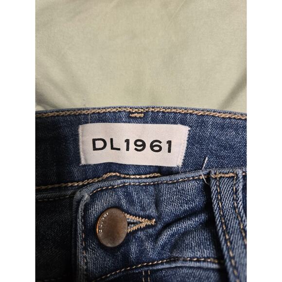 DL 1961 size 25 women's Lara instasculpt cropped flare jeans - Picture 6 of 15
